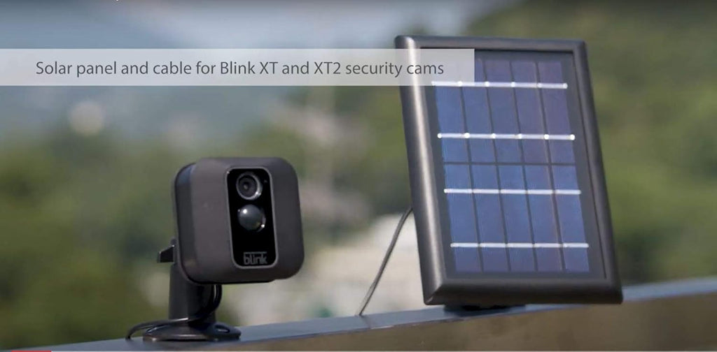 3-Pack White Solar Panel with Internal Battery for Blink Outdoor Camera M448