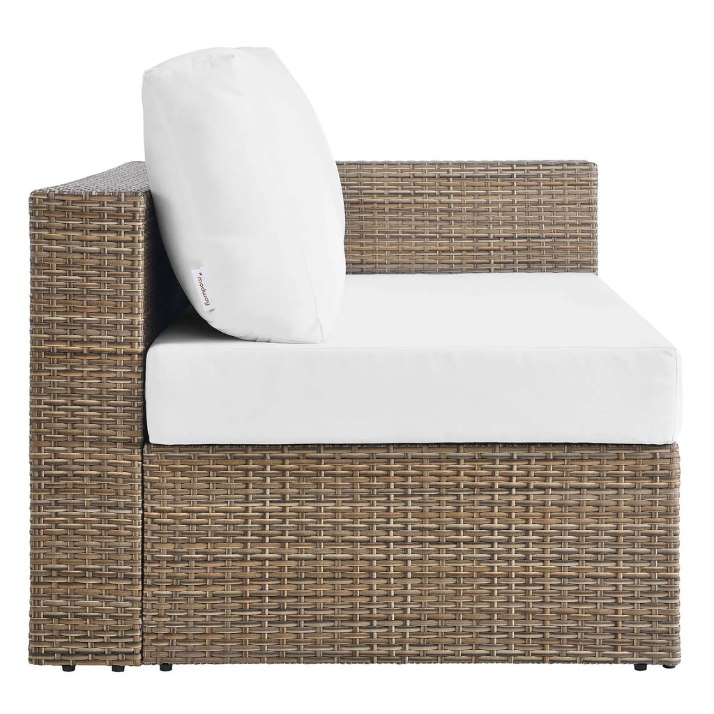 Outdoor Patio Sectional Sofa and Ottoman Set D69105
