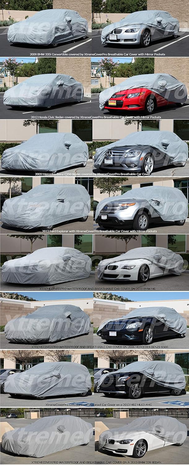 Grey Car Cover Pack of 2 G597