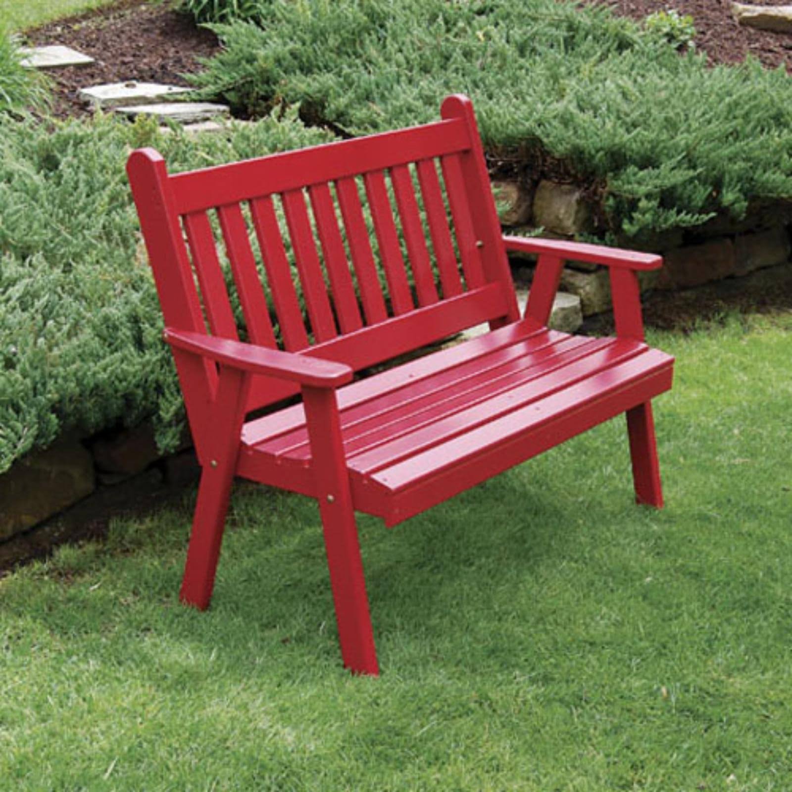 Yellow Pine English Garden Bench I5004