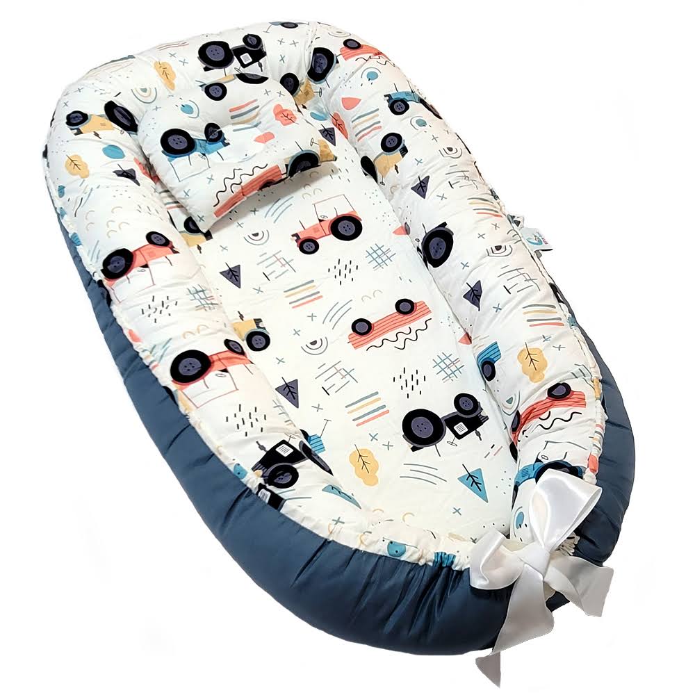 Blue Newborn Bed Nest Baby Lounger U3227