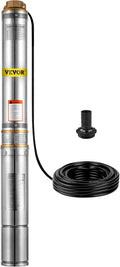 1 HP 33GPM 207ft Head 9.8ft Cable Stainless Steel Submersible Well Pump V95921