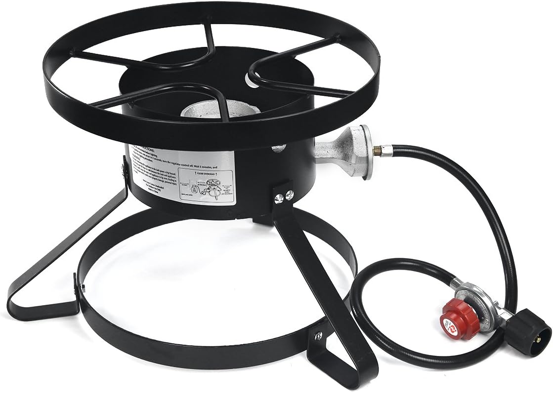 High-Pressure Single Burner Outdoor Stove Gas Propane Cooker V8923