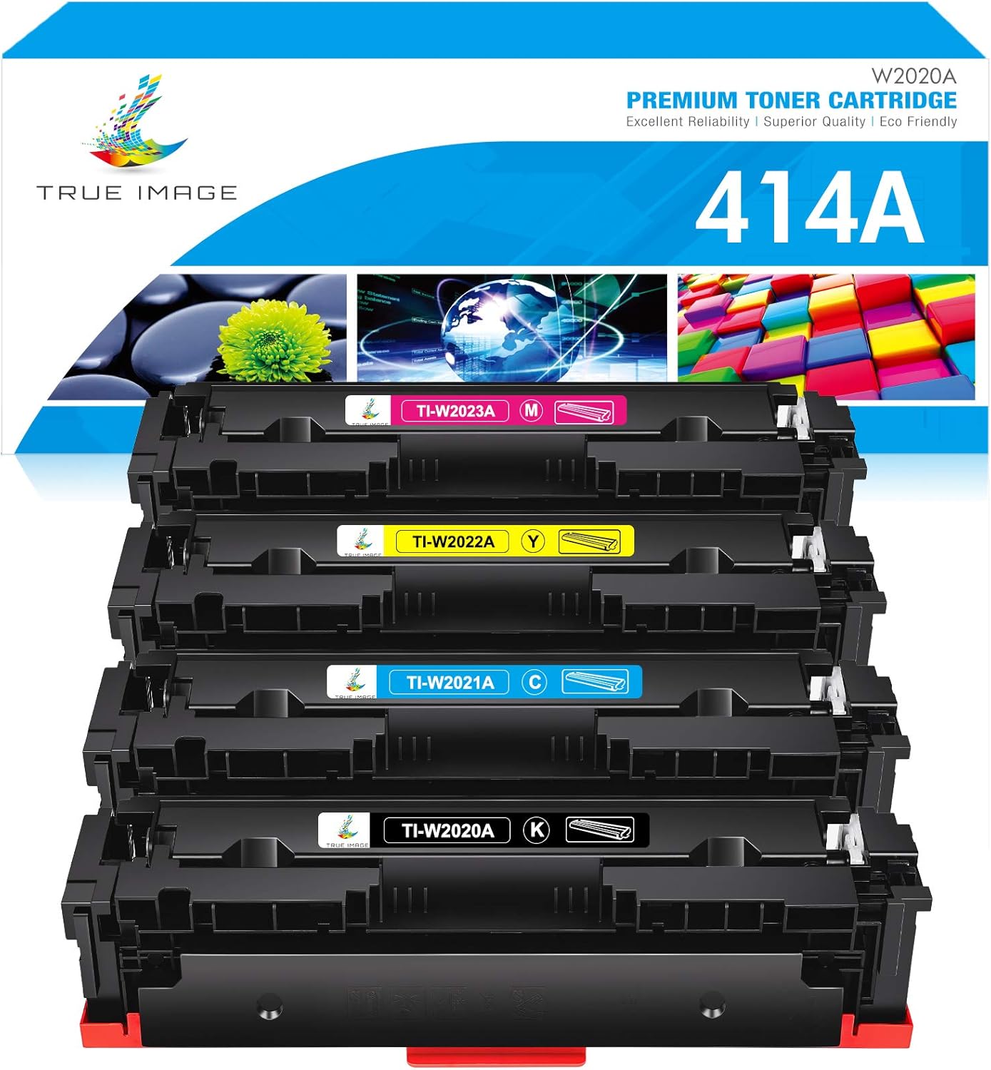 4-Pack Toner Cartridge for HP Printer Z815512