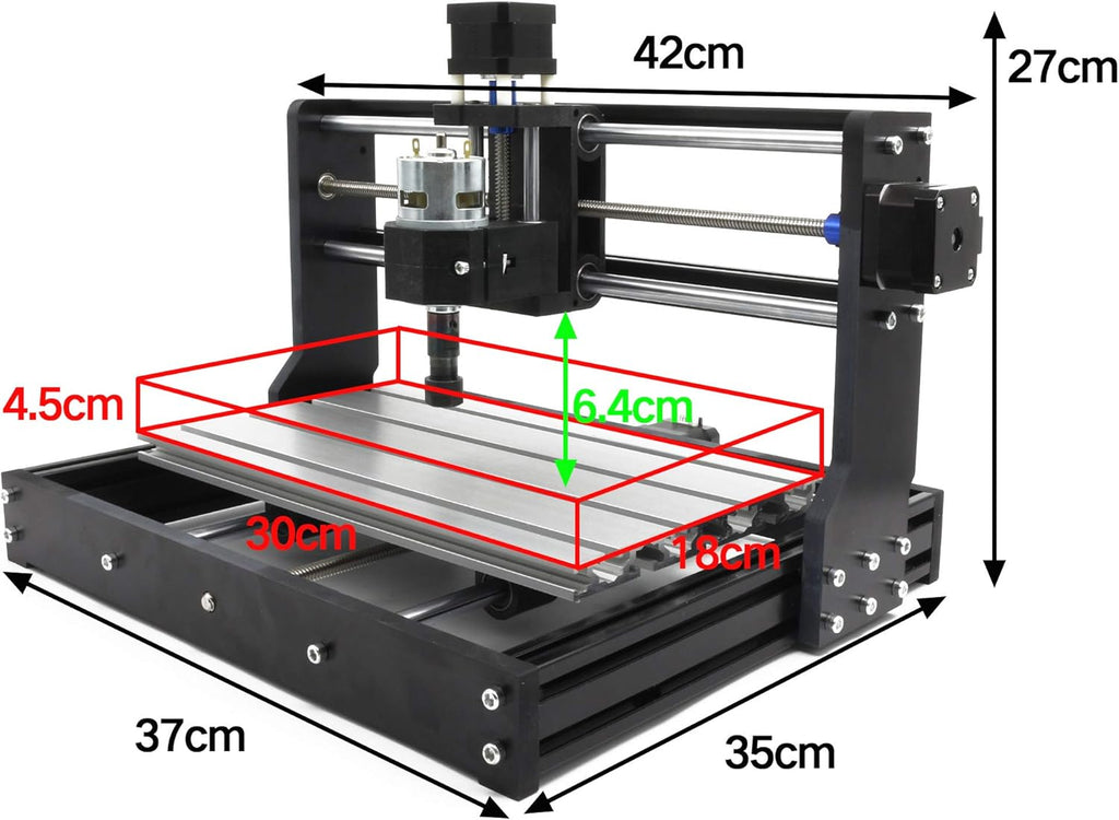 CNC Router Kit with PCB Milling, Wood Carving Engraving Machine T8413