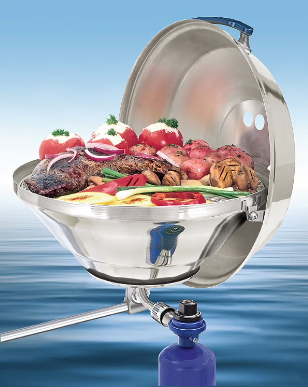 Stainless Steel Kettle Gas Grill S214