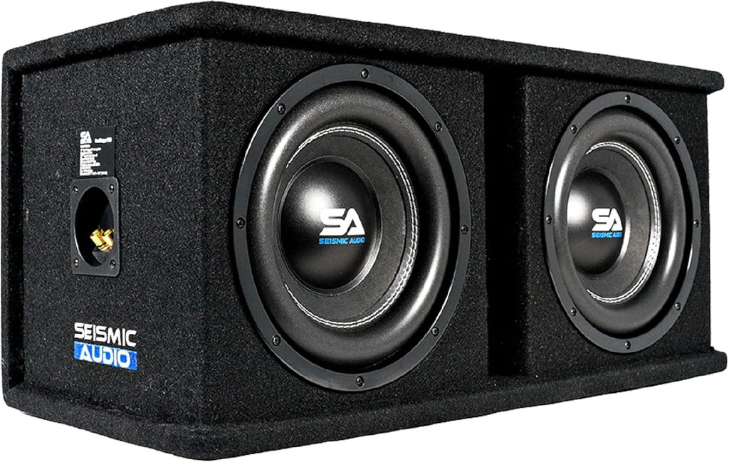 Dual 12 Inch 2400 Watt Car Audio Subwoofer Box Enclosure X727325