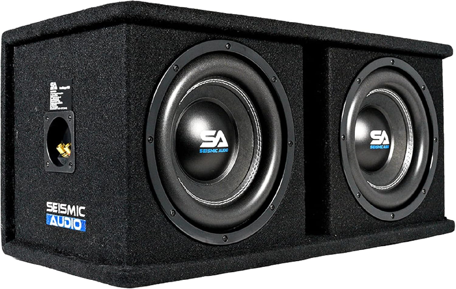 Dual 12 Inch 2400 Watt Car Audio Subwoofer Box Enclosure X727325
