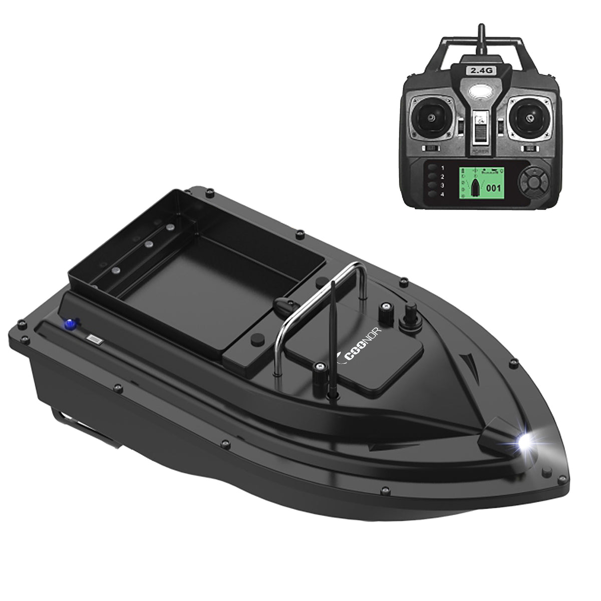 GPS Bait Boat for Fishing Large Container Automatic 400-500M Remote Range P886290