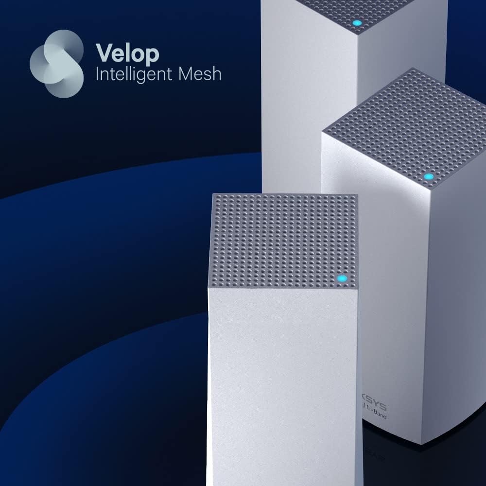 Tri-Band Mesh WiFi 6E System, 3-Pack S105187