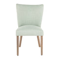 Green Fabric Dining Chair Set of 2 B5568