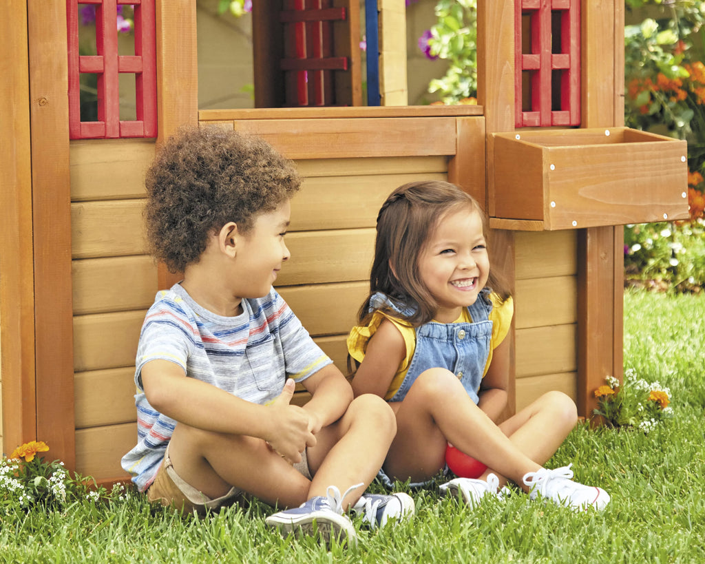 5-in-1 Wooden Game House N60204