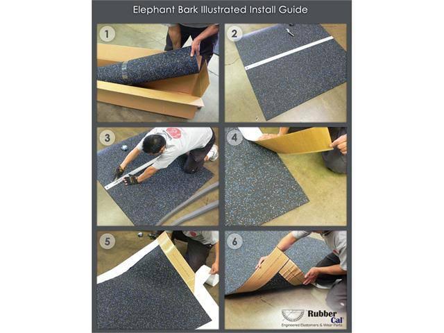 4 ft. x 4.5 ft. Rubber Flooring X2355