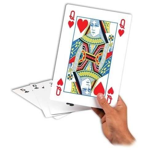 Large Giant A4 Playing Cards Party Games L973