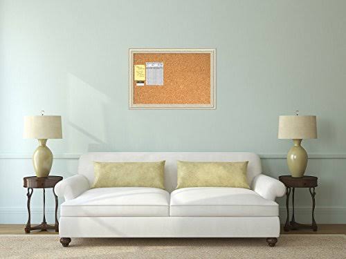 Country Whitewash Framed Cork Board P827