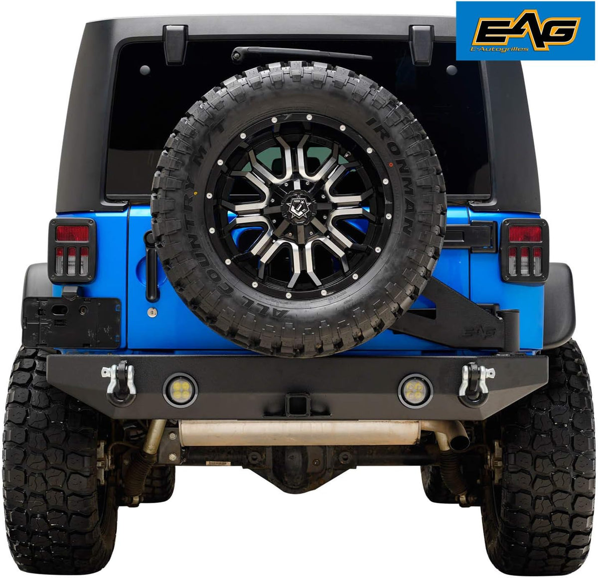 Rear LED Bumper with Tire Carrier B58955
