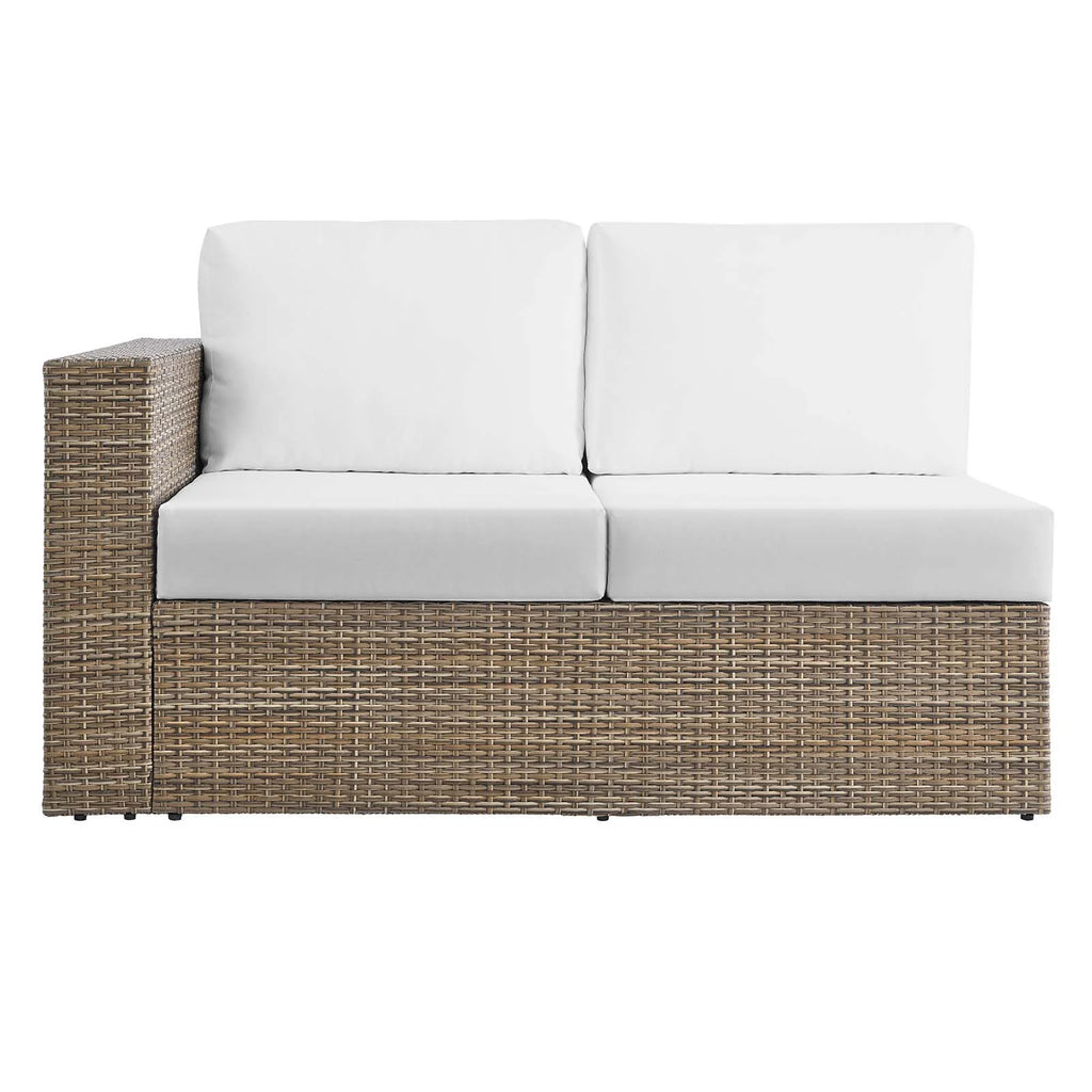 Outdoor Patio Sectional Sofa and Ottoman Set D69105