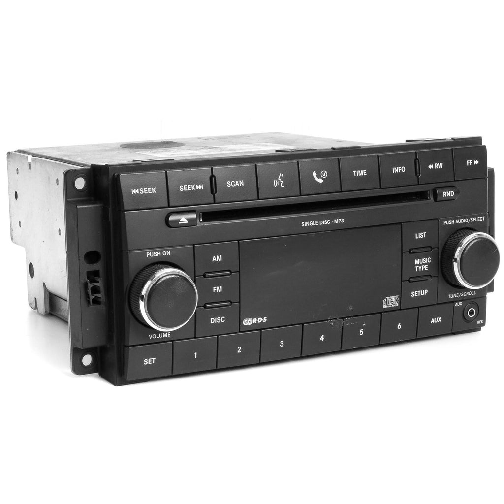 2008 Jeep Wrangler Dodge Caravan AM FM Radio CD Player AUX Z3505