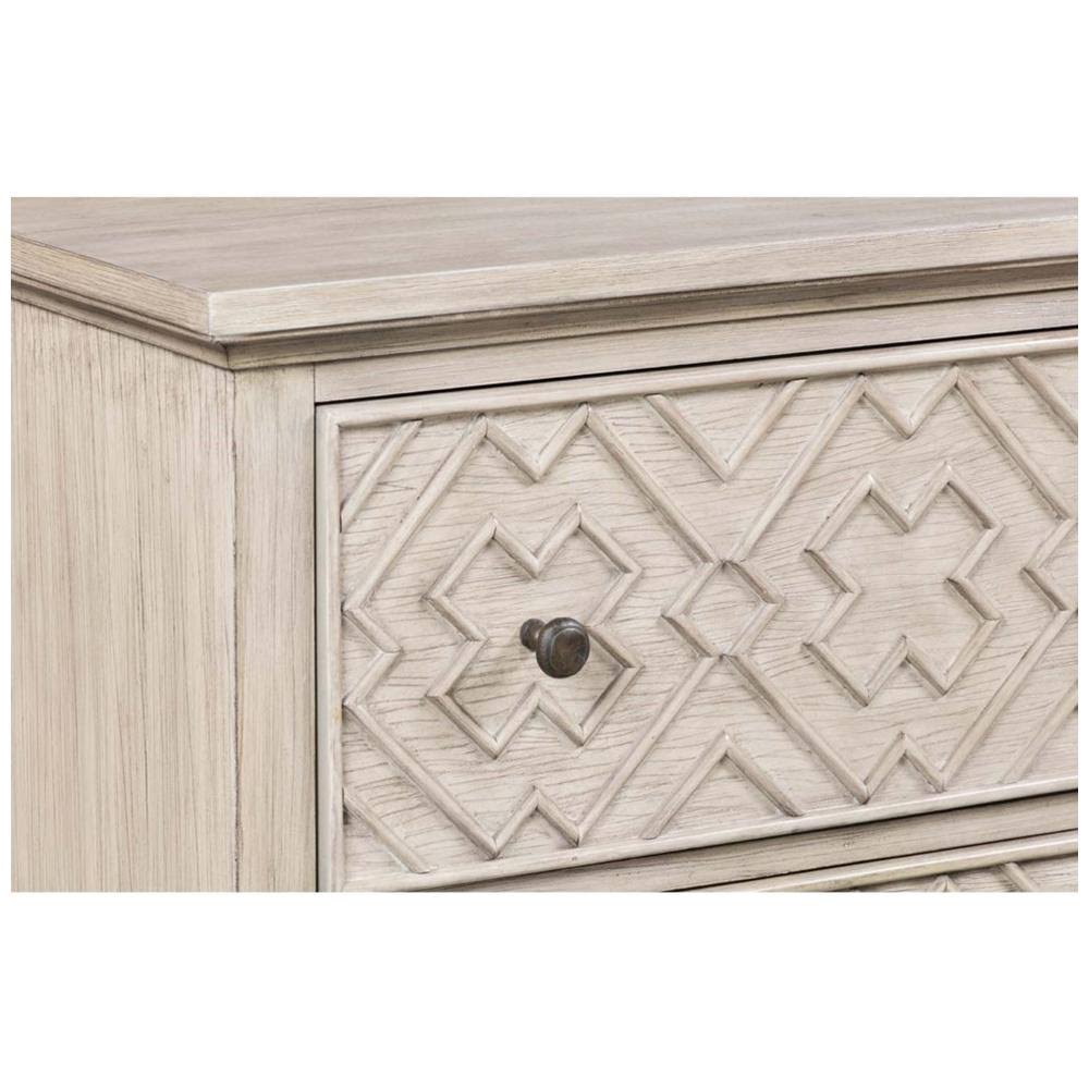 3 Drawer Fretwork Pattern Chest X3935