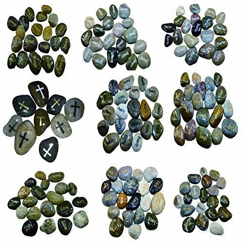 Hope River Stones Bulk Lot 40pcs Q35249