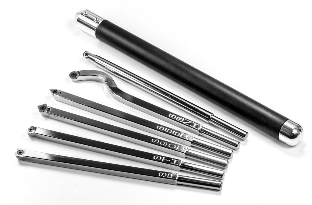 6 Pc Carbide Wood Lathe Tools with 4 Handles B98841