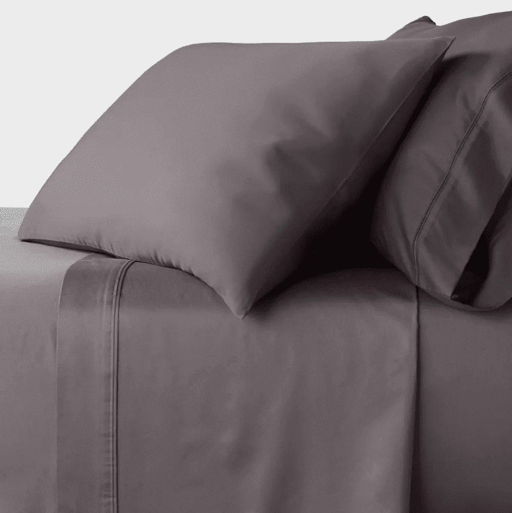 King Dark Gray Flat Sheet K75864