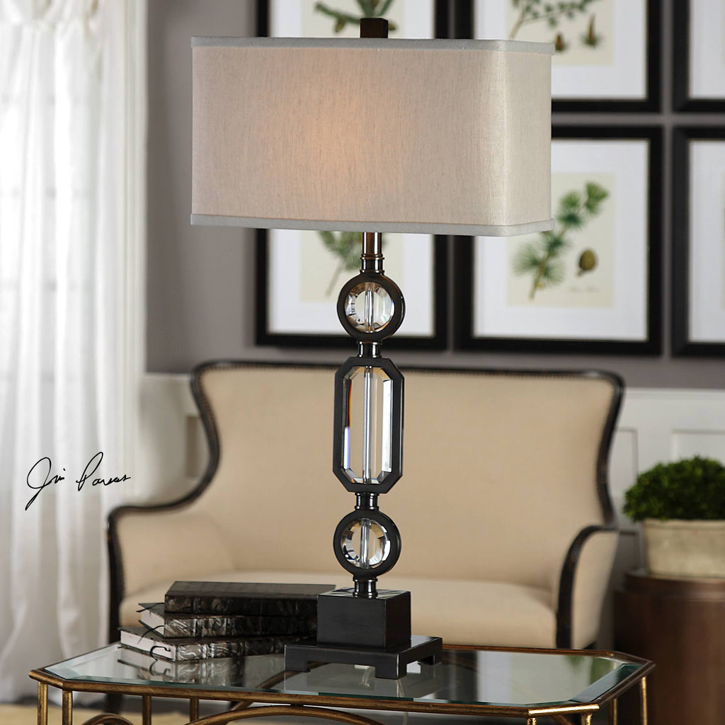 Bronze Crystal Lamp I964