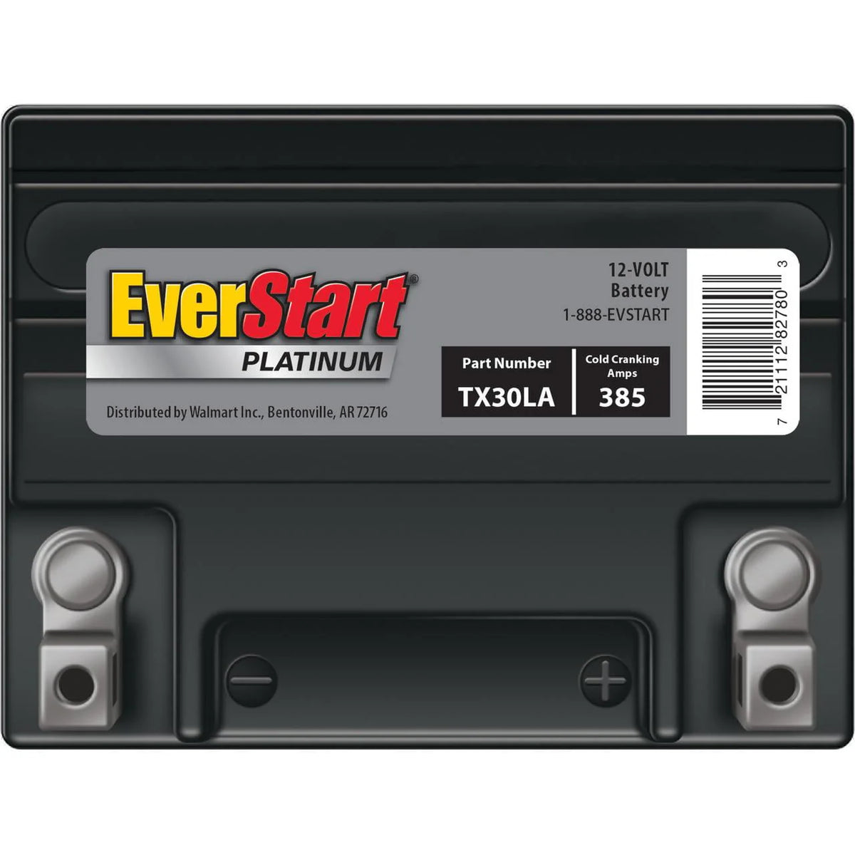 Premium BOXED AGM PowerSport Battery, Group Size TX30LA 12Volt, 385 CCA X419552