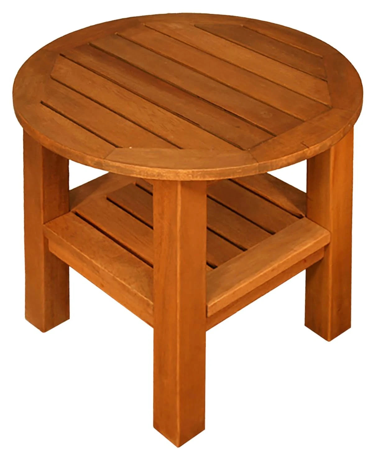 Two Shelf High End Table J136026
