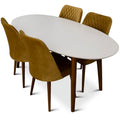 Mid Century Modern Dining Table Set for 4 N86715