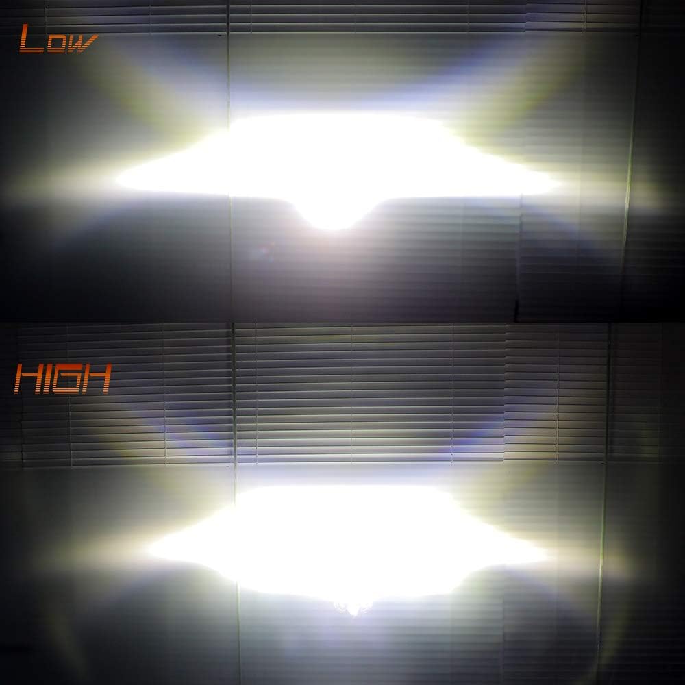 5x7/7x6 Inch Projector LED Headlights with DRL Cambered Lens K80310