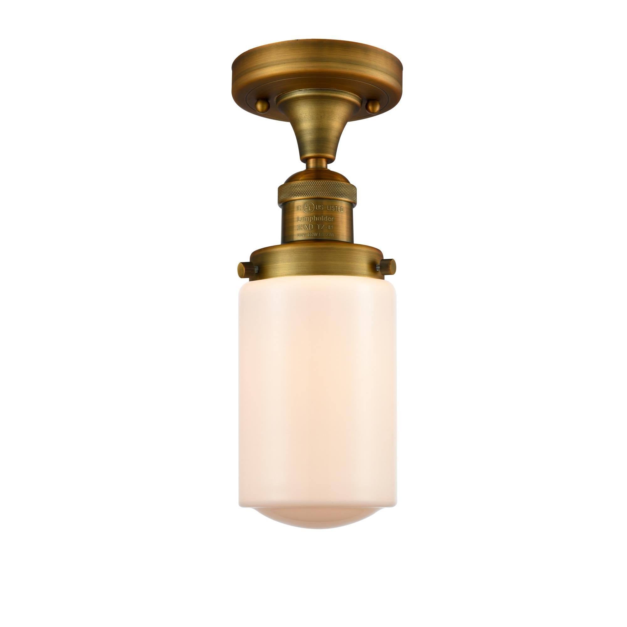 Oil Rubbed Bronze 1 Light Semi-Flush Mount C62926