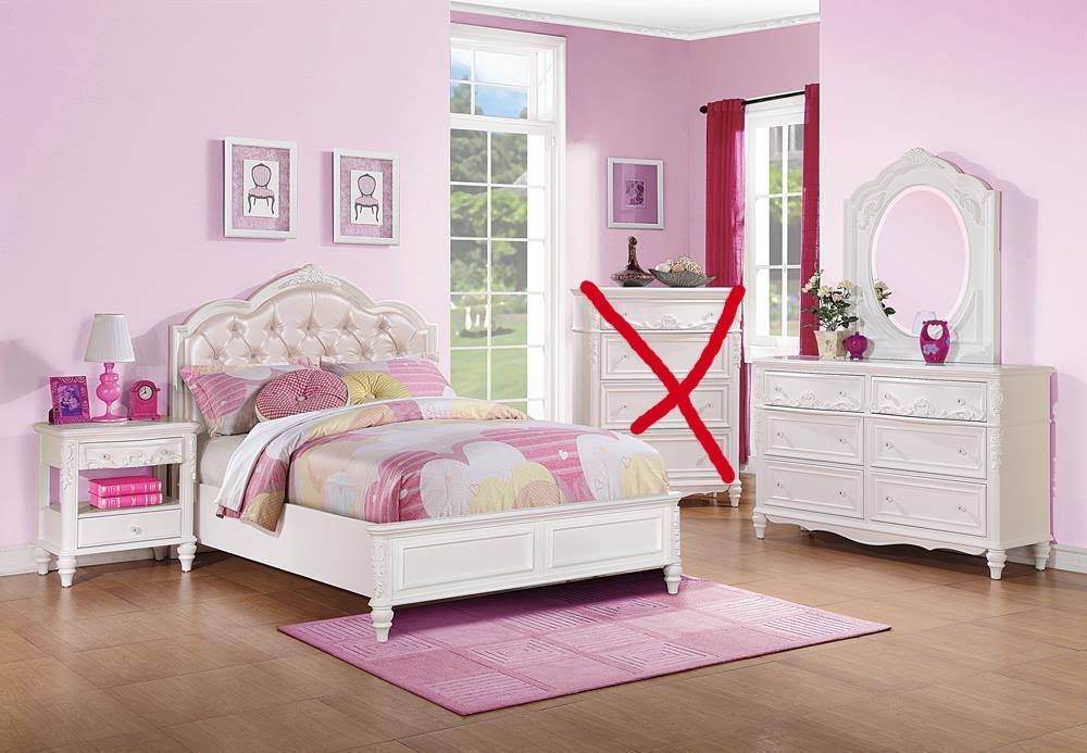 White Vanity Desk C635