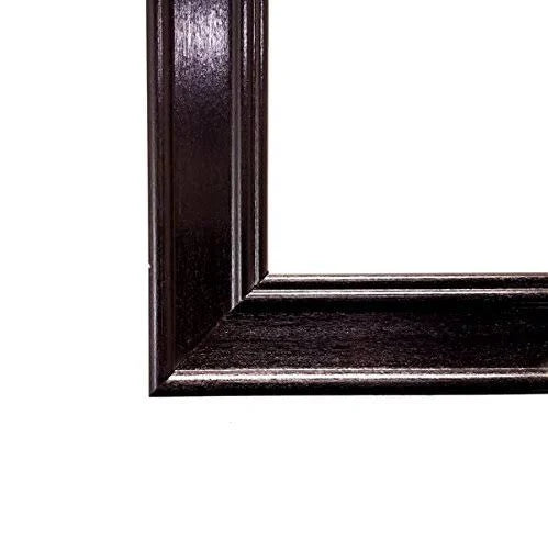 Black 1.5x22 Single Diploma Frame with Double Matting W4360