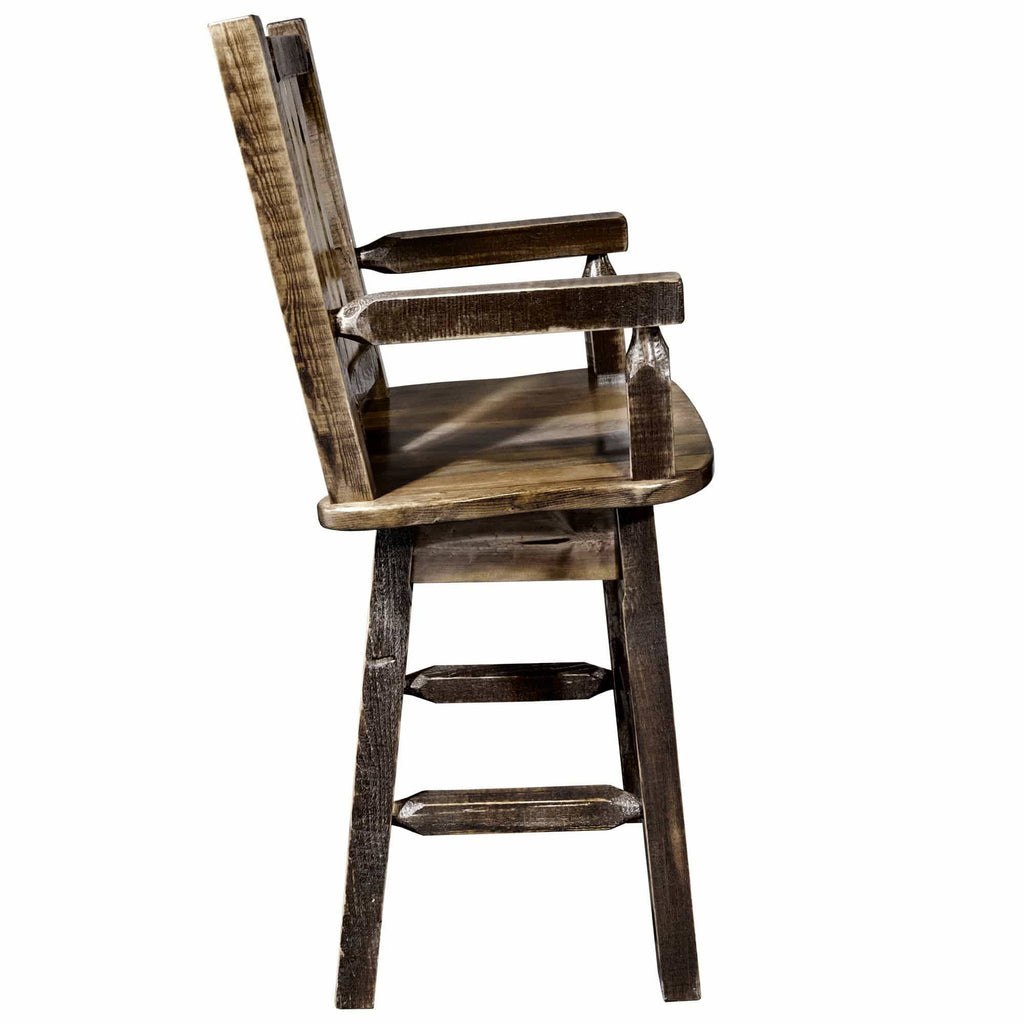 Counter Height Swivel Captain's Barstool B982972