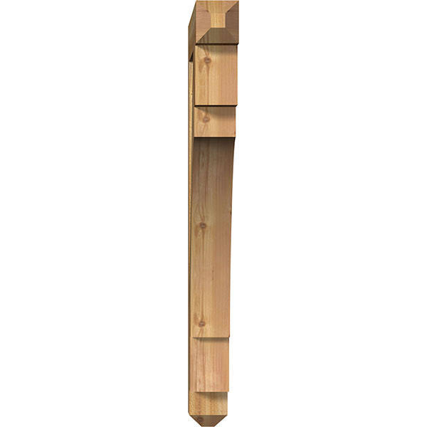 4x22W x 30x22D x 42x22H Rough Sawn Western Red Cedar Bracket X6866