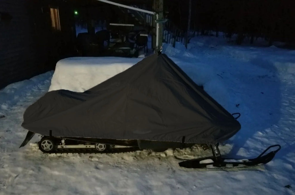 200 Denier All Black Snowmobile Cover T671