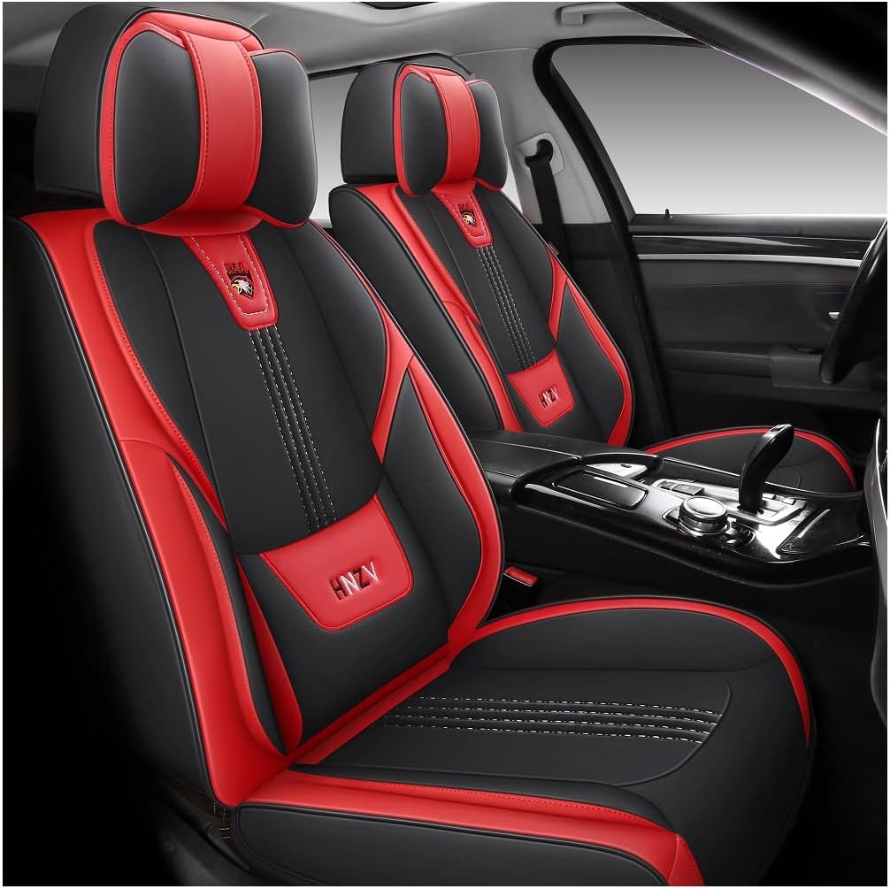 Blue & Black Car Seat Covers Full Set T6089