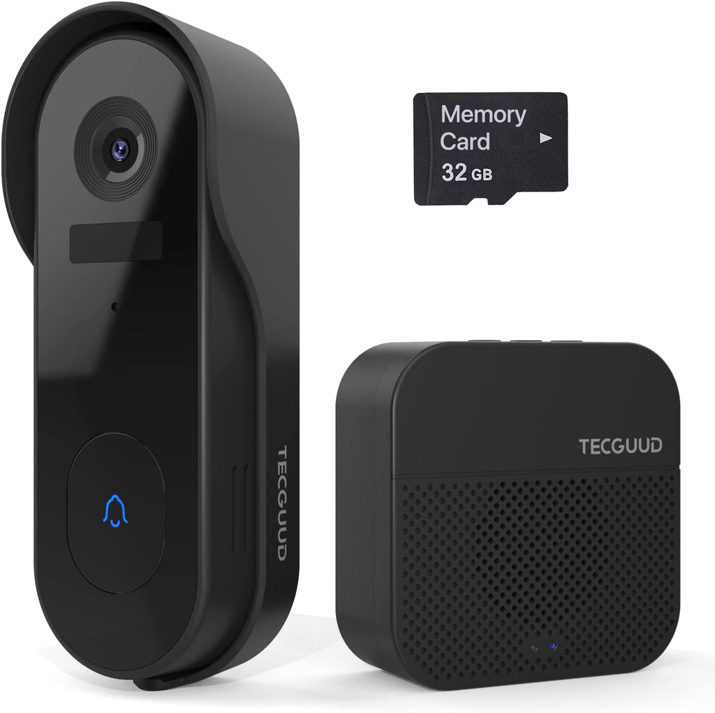 Wireless WiFi Video Doorbell Camera with Chime, 2 Pack M9395