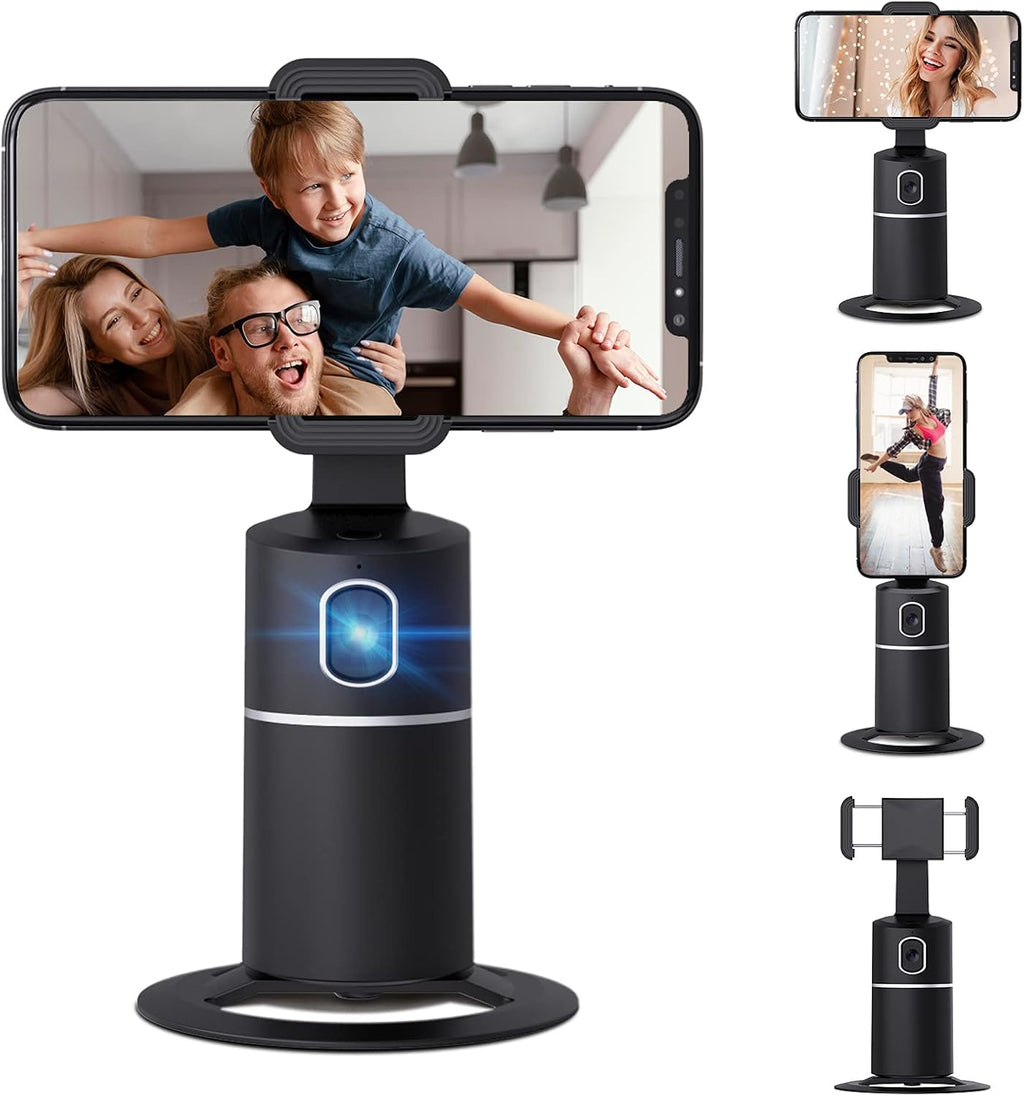 360° Rotation Auto Face Tracking Phone Tripod with Rechargeable Battery D638