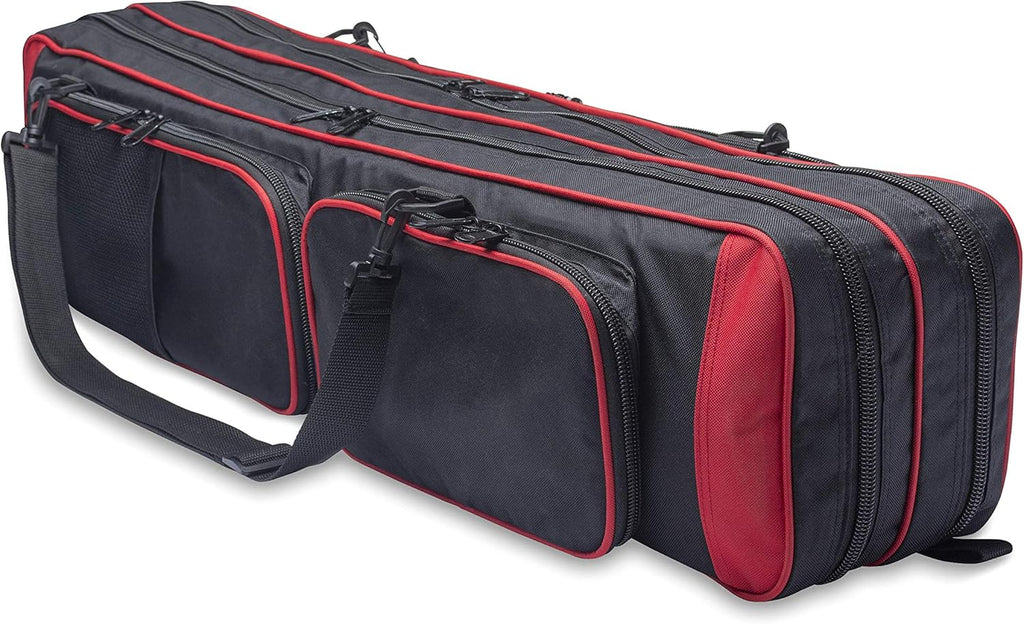 Red 36.5 Soft Case Fishing Rod and Tackle Bag M8310