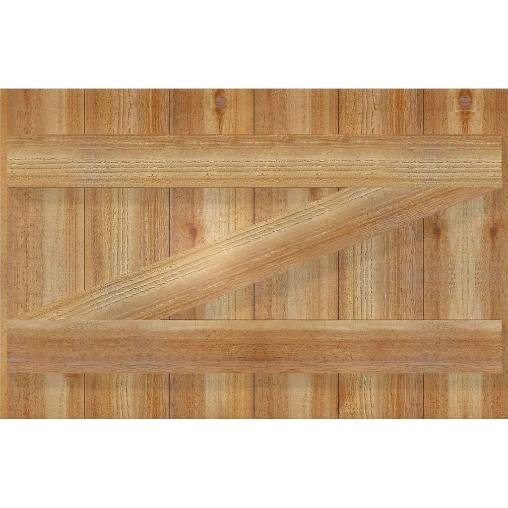 Rough Sawn Western Red Cedar Board-n-Batten Shutters Y62752