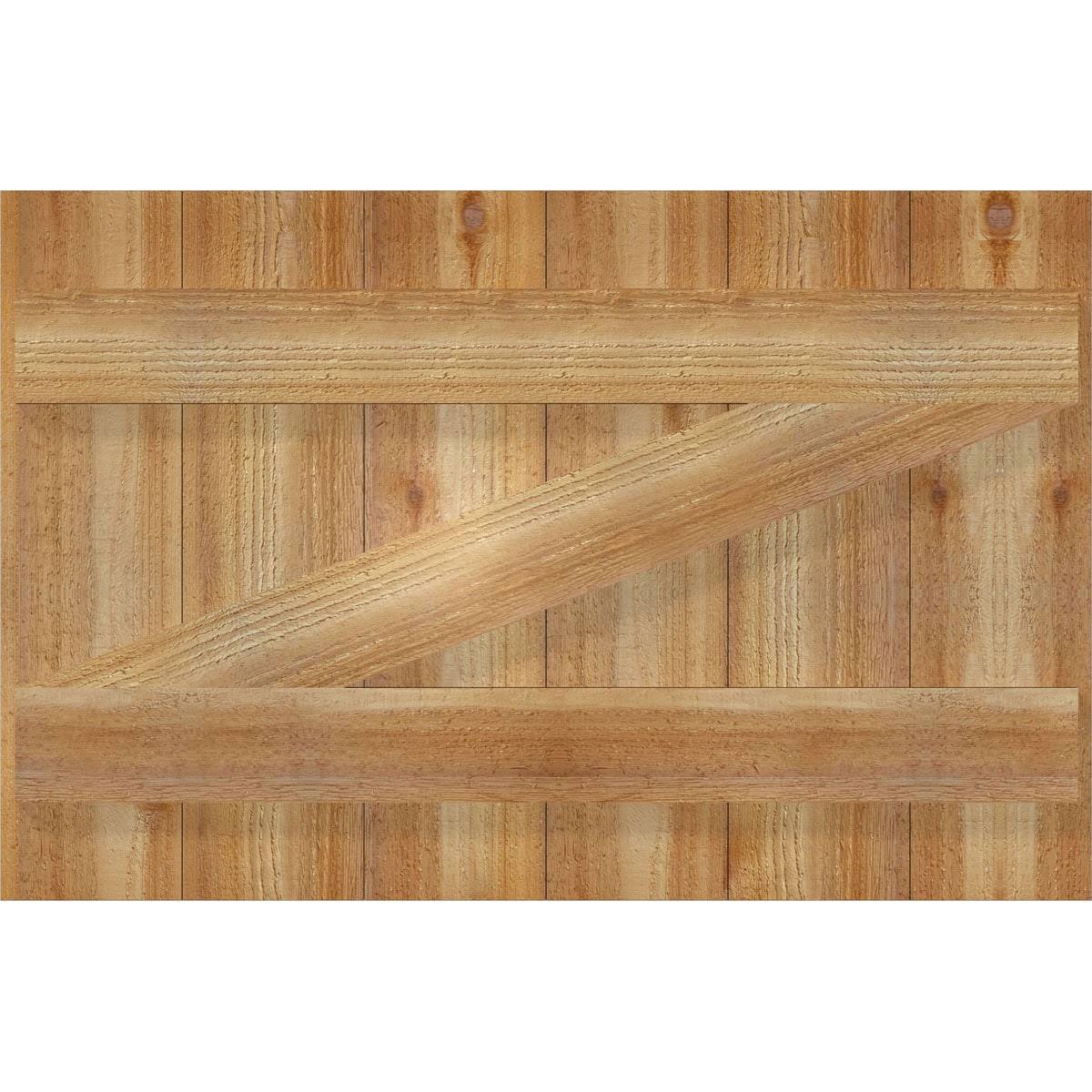 Rough Sawn Western Red Cedar Board-n-Batten Shutters Y62752