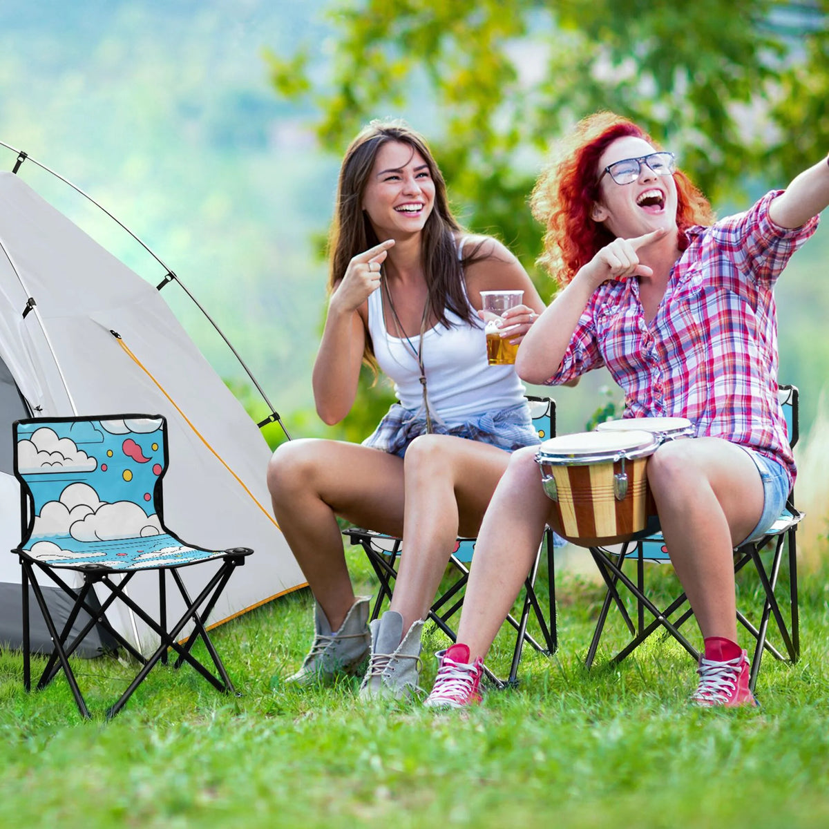 Portable Camping Chair with Carry Bag P969