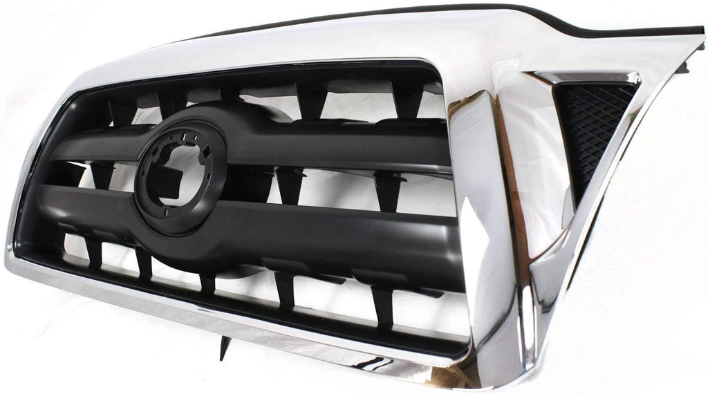 Chrome Shell Black Insert Grille N8599