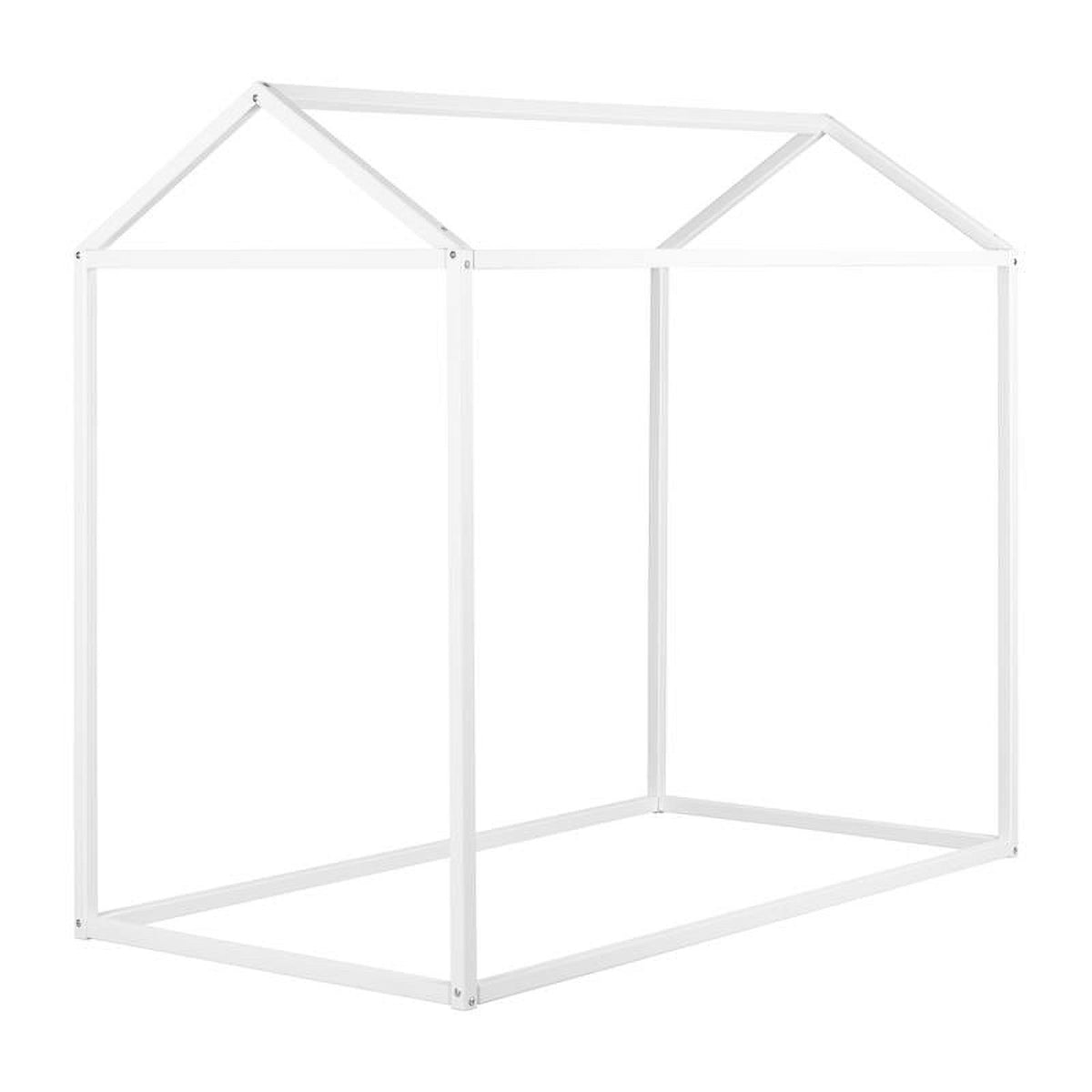 2-Piece Set with White House Bed and Play Tent with Chalkboard D8831