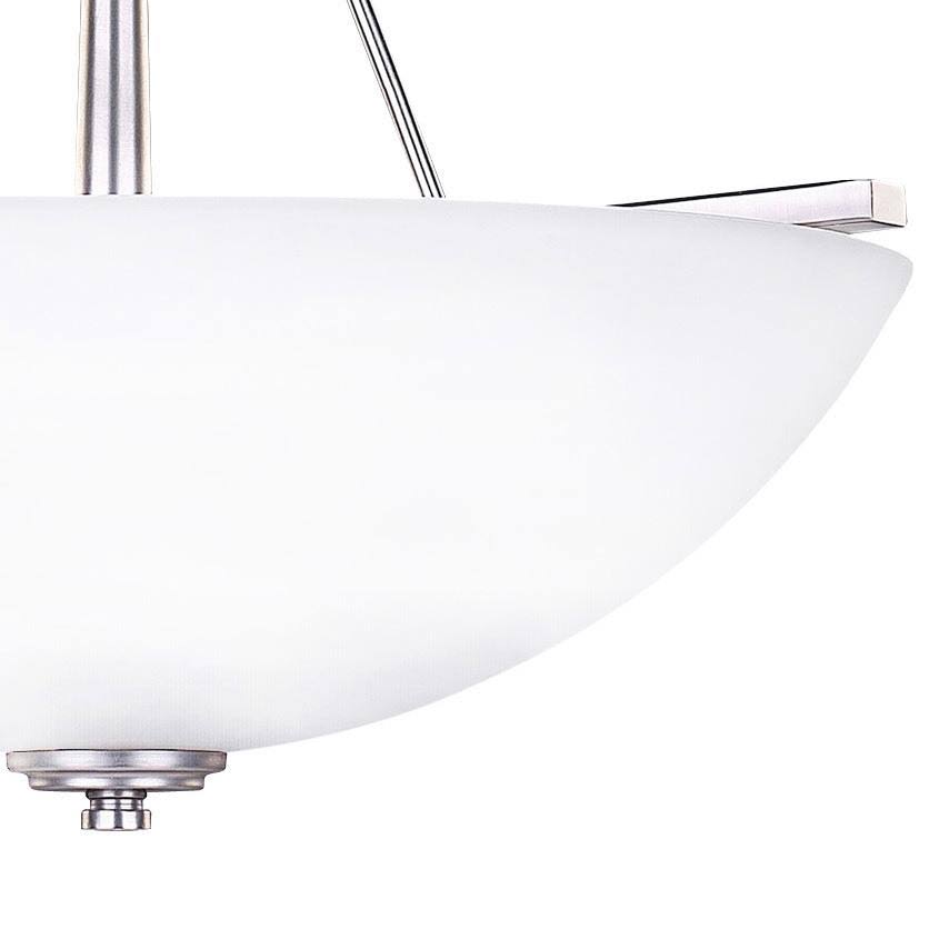 Pewter 3 Light Semi-Flush U144595