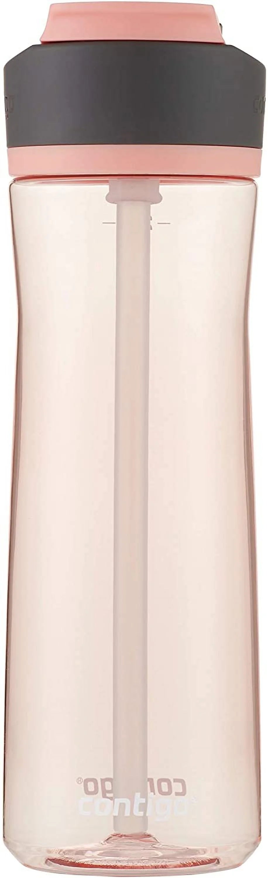 24oz Leak-Proof Water Bottle with Lid Lock and Angled Straw B234