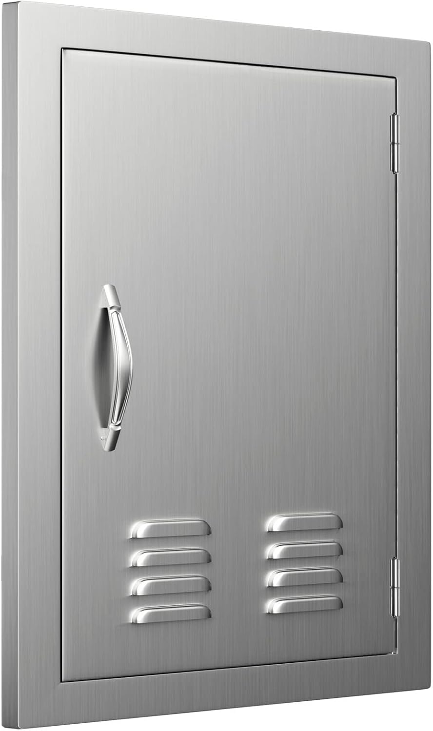 Stainless Steel Single Access Door with Vents Q18373