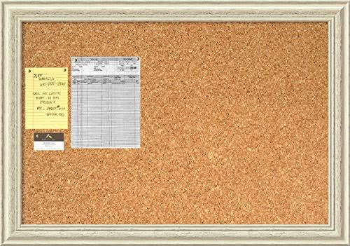 Country Whitewash Framed Cork Board P827